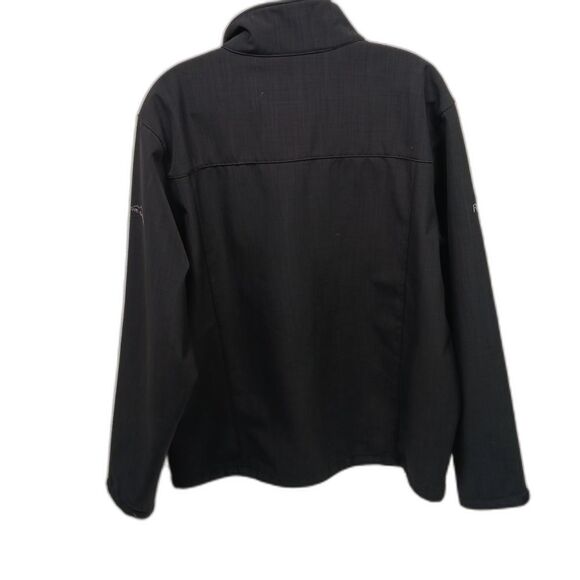 Eddie Bauer Rockwell Collard Jacket Men's Large 3 zip Pockets Velcro cuff. - Picture 2 of 15